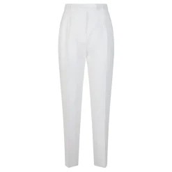 Pantalones tapered con detalle de pliegues Eguale