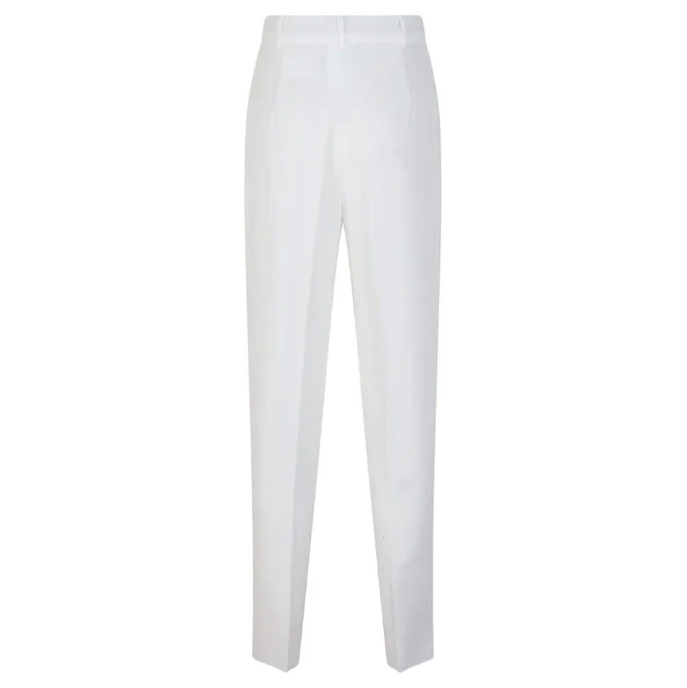 Pantalones tapered con detalle de pliegues Eguale
