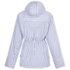 Parka con capucha en popelina de algodón