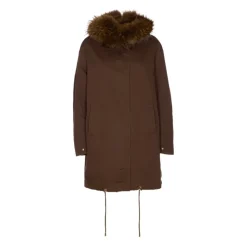 Parka de Algodón con Chaleco Desmontable de Pelo Sintético