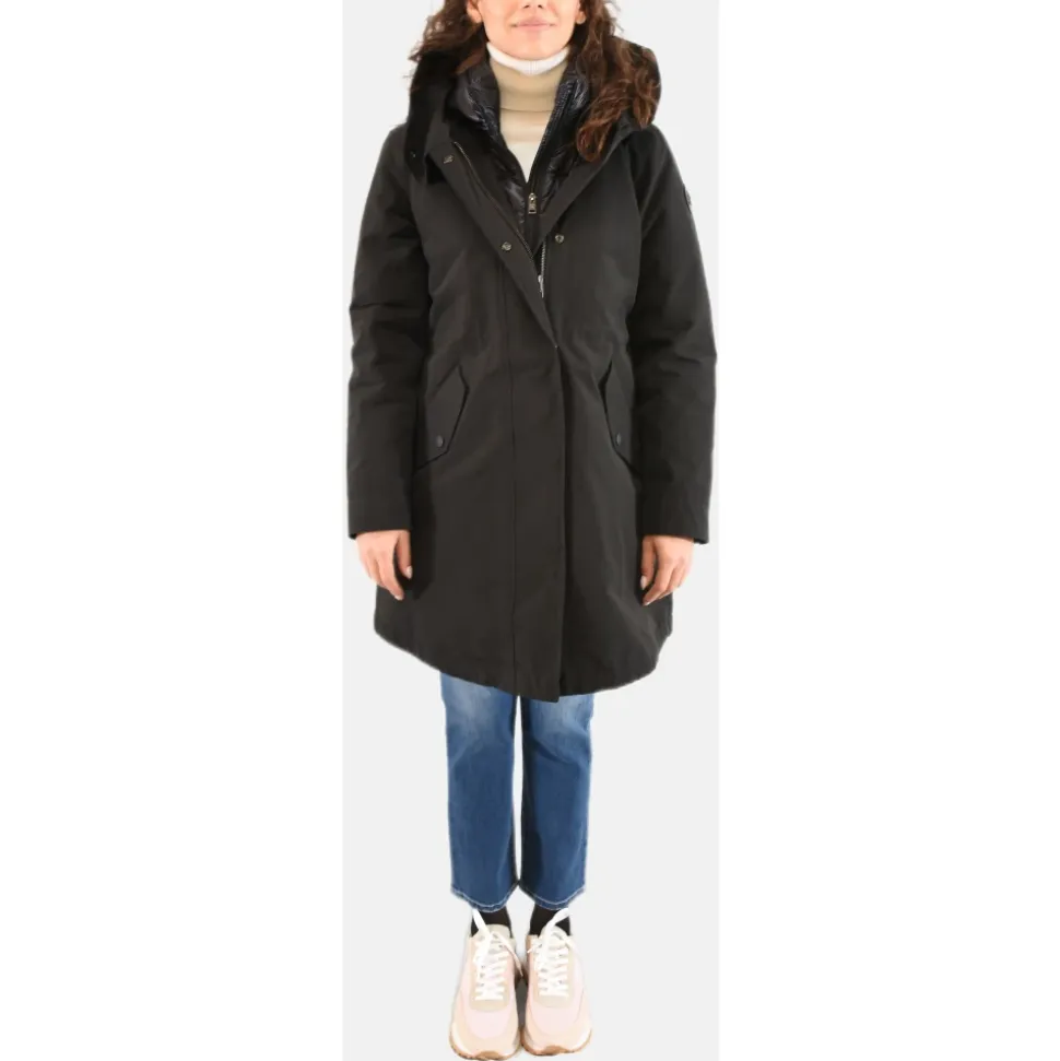 Parka 3 en 1 de plumón con capucha