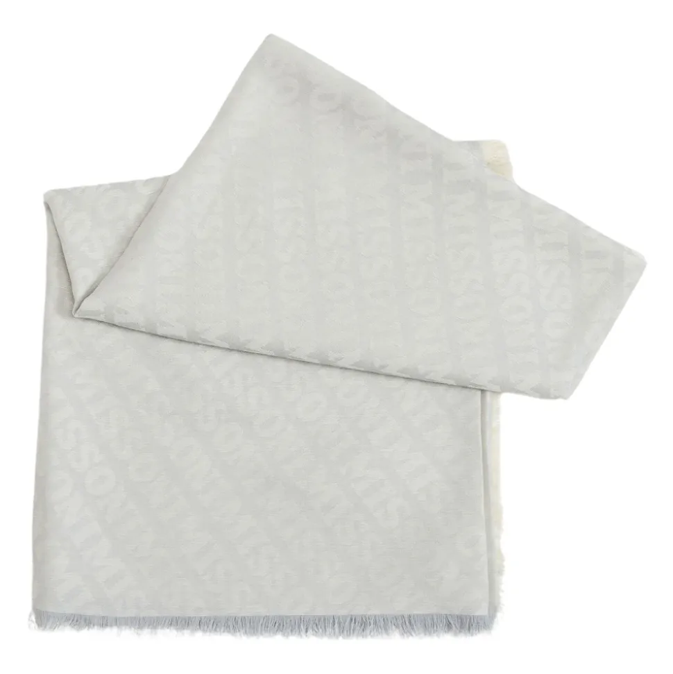 Pashmina con Estampado de Logo Elegante