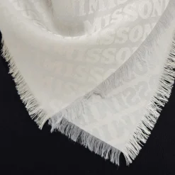 Pashmina con Estampado de Logo Elegante