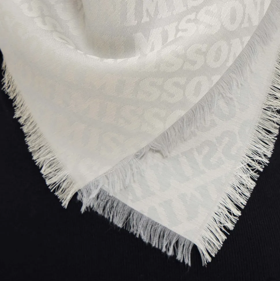 Pashmina con Estampado de Logo Elegante