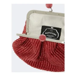 Pasticcino Small Raffia-Effect Bag