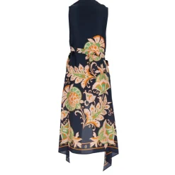 Pañuelo de Seda con Estampado Floral