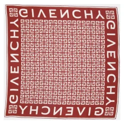 Pañuelo de Seda 4G Rojo Primavera-Verano 2025