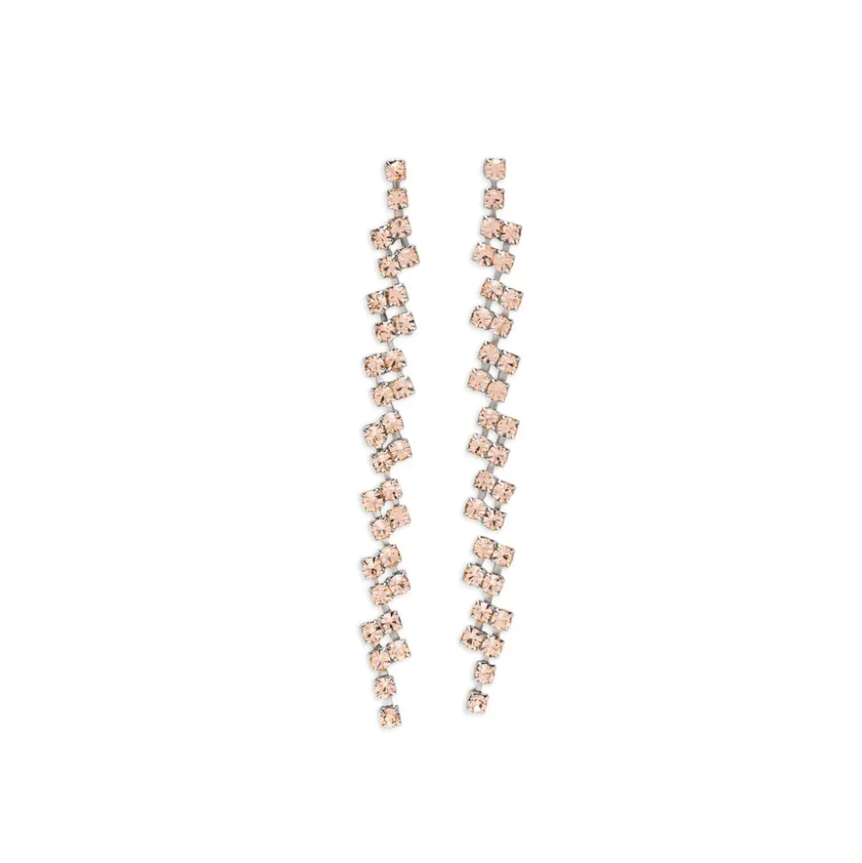 Pendientes colgantes con cristales