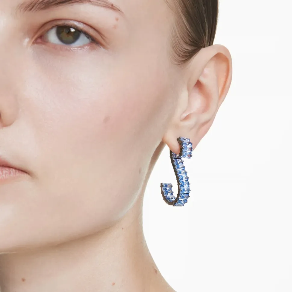 Pendientes Colgantes Matrix Baguette