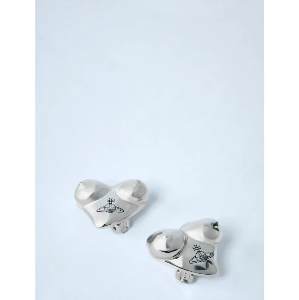 Pendientes con Motivo de Busto y Logo Grabado Set