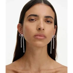 Pendientes de Lazo con Perlas