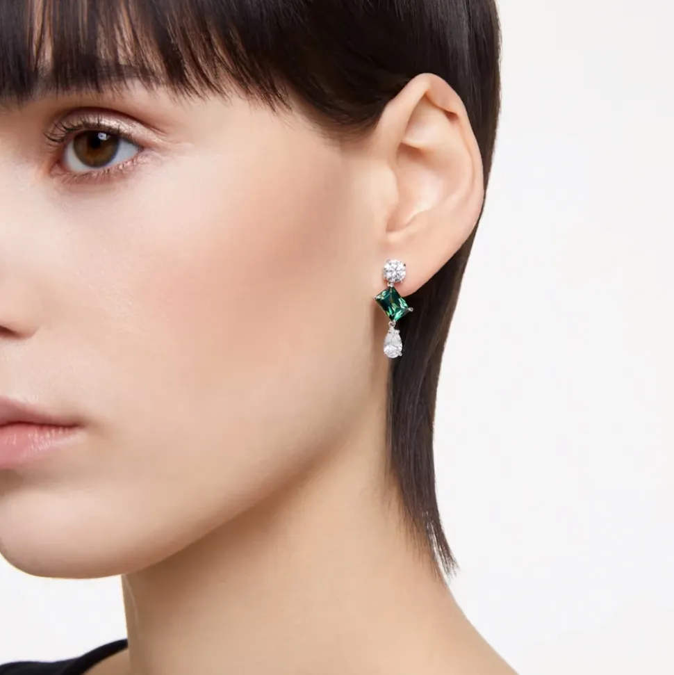 Pendientes Mesmera Zirconia Verde