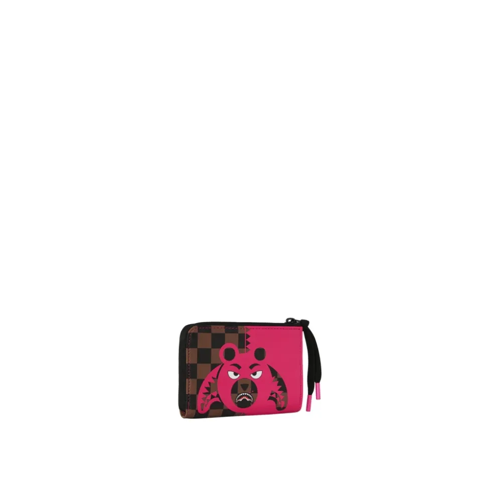 Pink Bear Shark Wallet