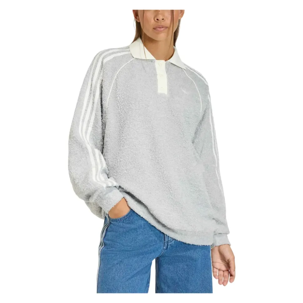 Polo de Cuello Redondo Oversize Boucle