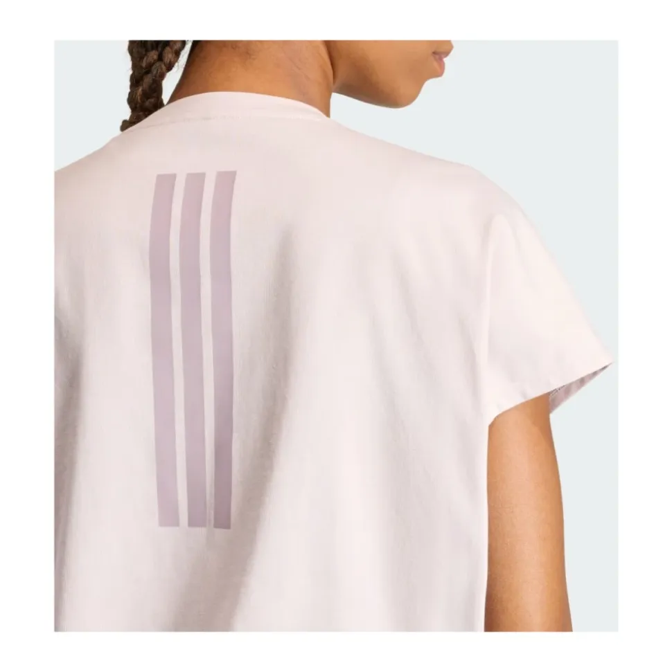 PrimeLift Workout Cropped Boxy Tank con 3 Franjas