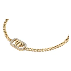 Pulsera con Cadena y Logotipo Lettering