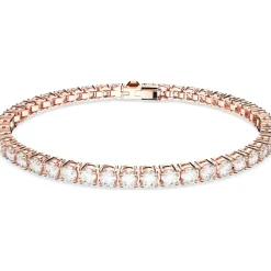 Pulsera de Tenis con Cristales Transparentes
