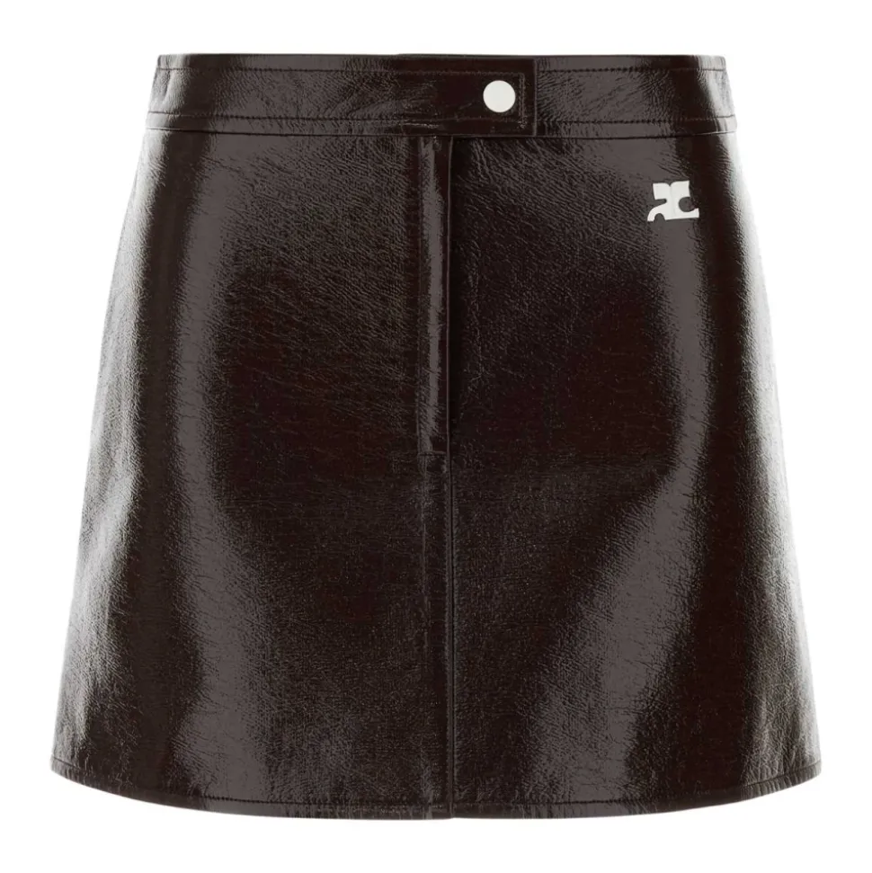 Reedition Vinyl Mini Skirt