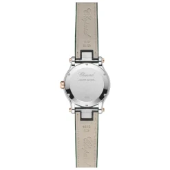 Reloj Happy Sport de Cuarzo con Esfera Verde y Diamantes Flotantes
