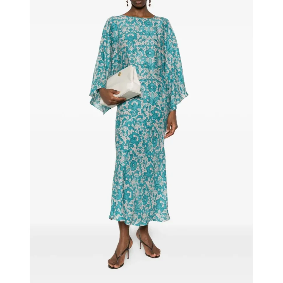 Robbie Silk Midi Dress
