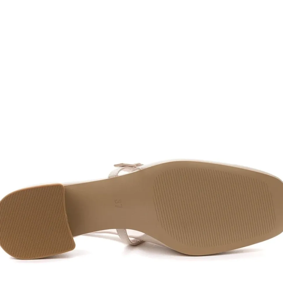 Sandalias Elegantes Semi Abiertas