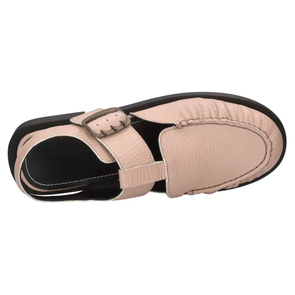 Sandalias Planas de Piel