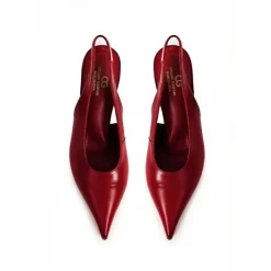 Scarlet Edge Slingback Heels