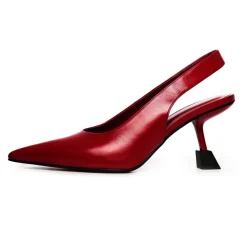 Scarlet Edge Slingback Heels