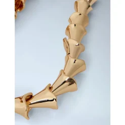 Sculptural Gold-Tone Necklace