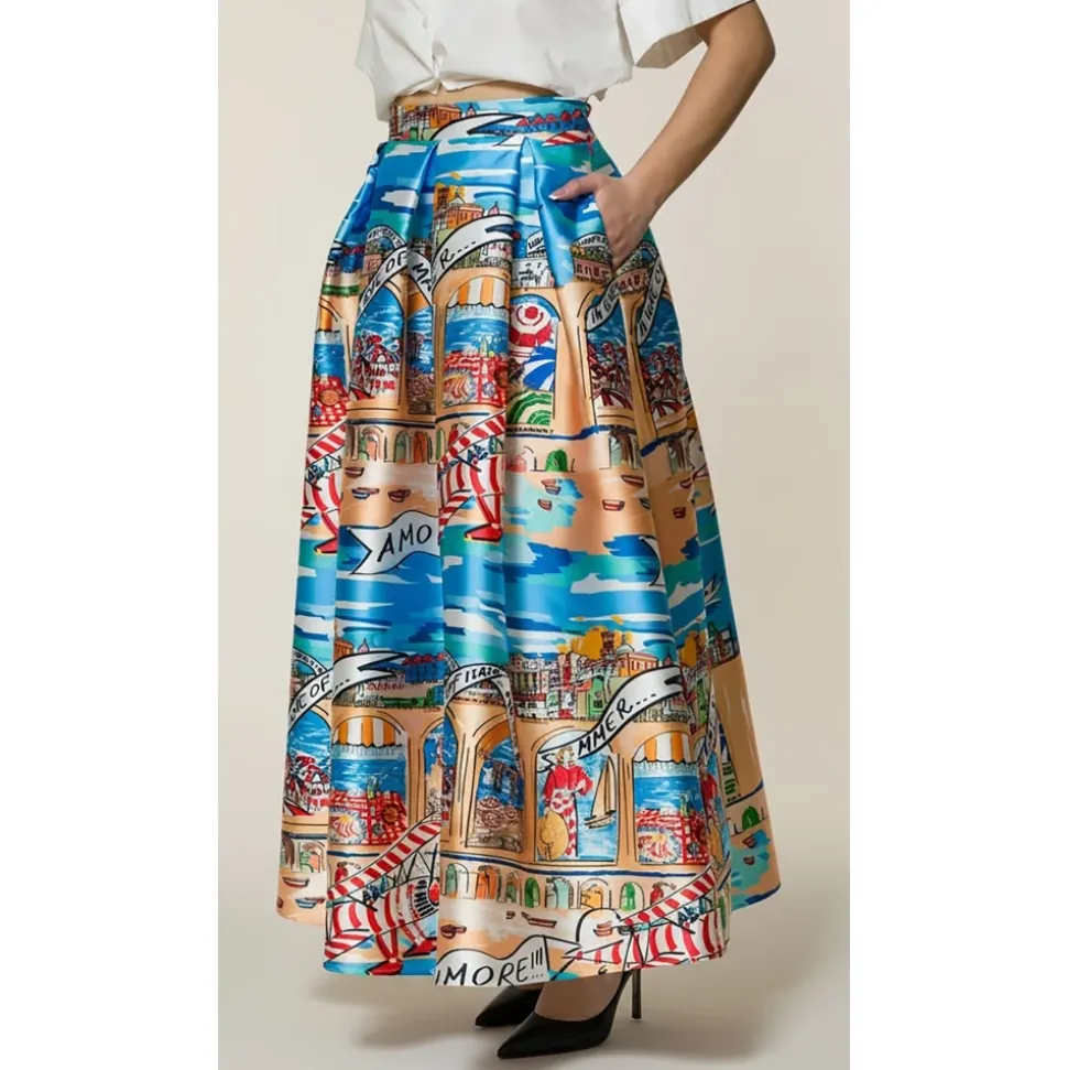 SK02 DU Summer Midi Skirt