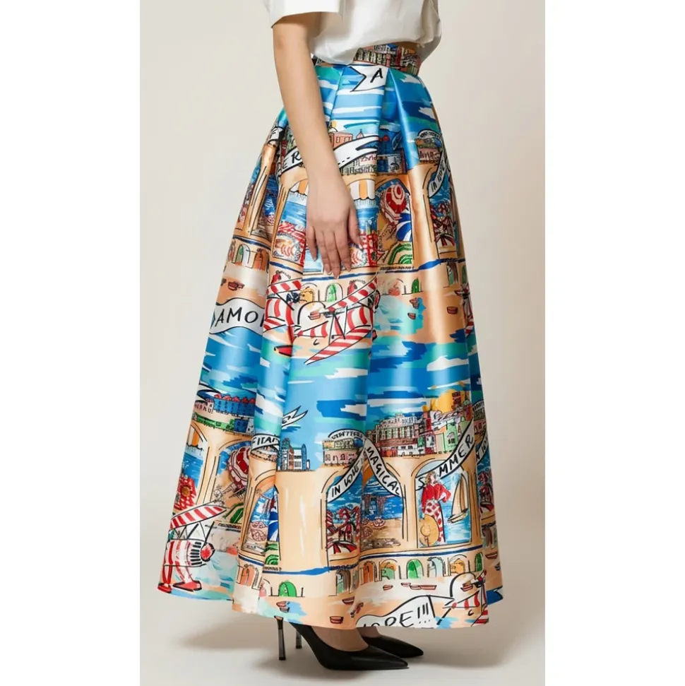 SK02 DU Summer Midi Skirt