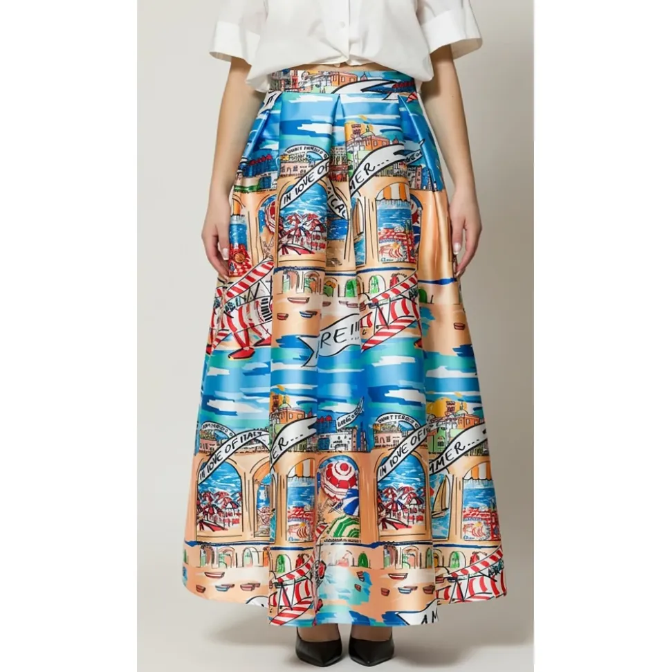 SK02 DU Summer Midi Skirt