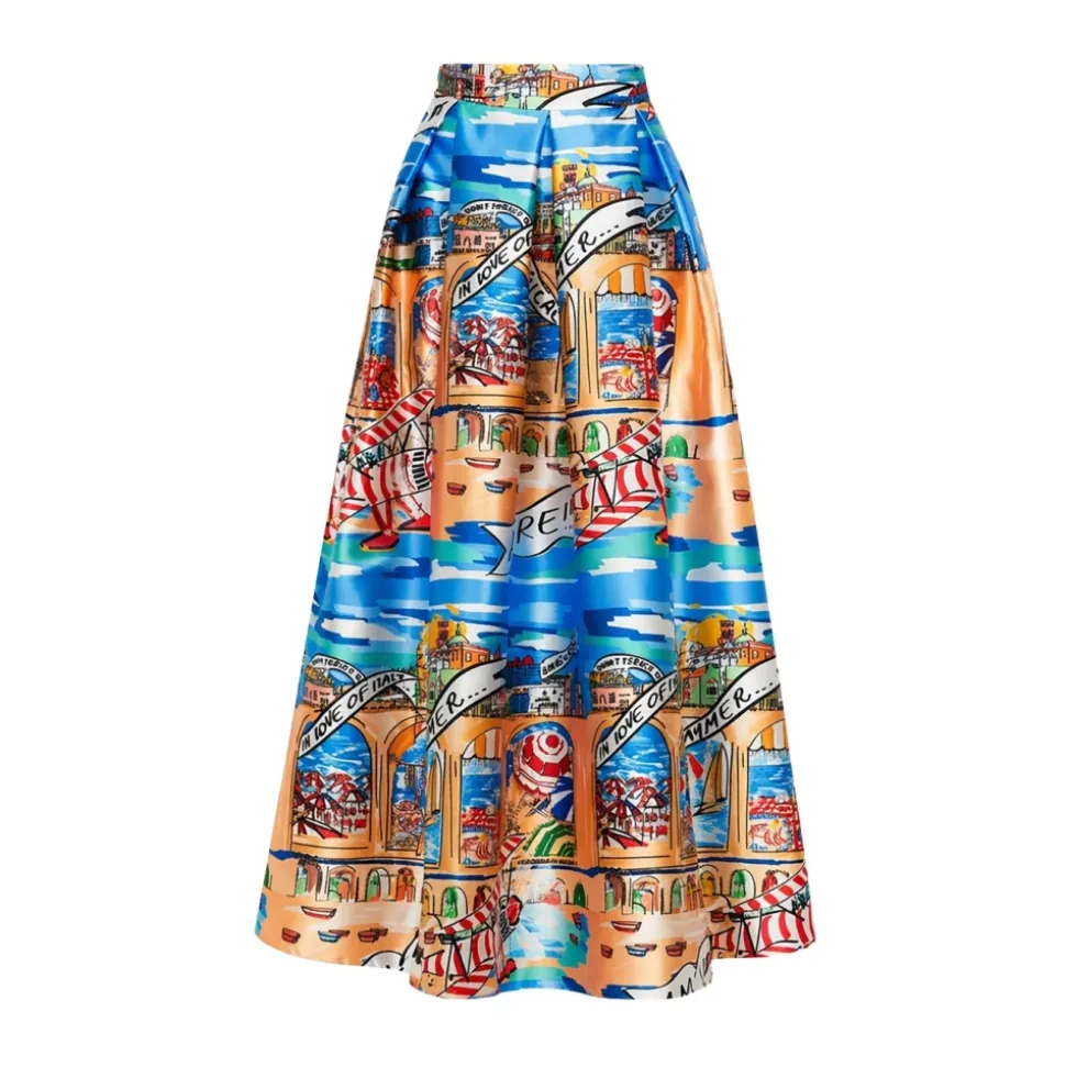 SK02 DU Summer Midi Skirt