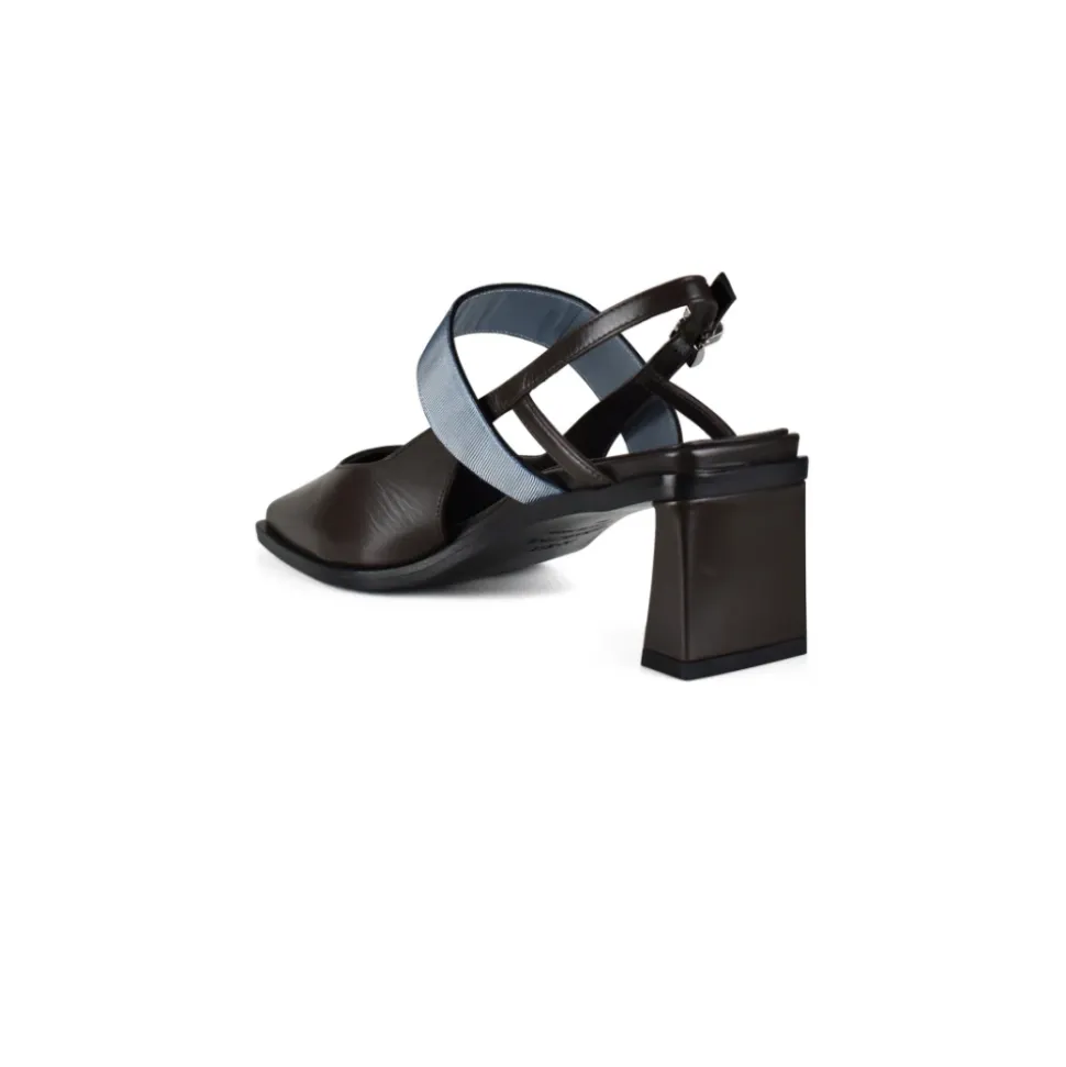 Slingback de piel de cabrito