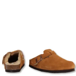 Slip-On Marrón con Faux Fur