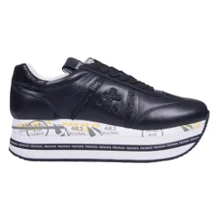 Sneakers Plataforma Modelo Beth Negro