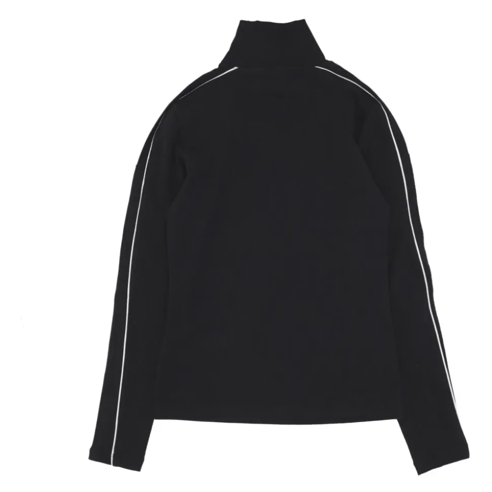 Sporty High-Neck Long Sleeve T-Shirt