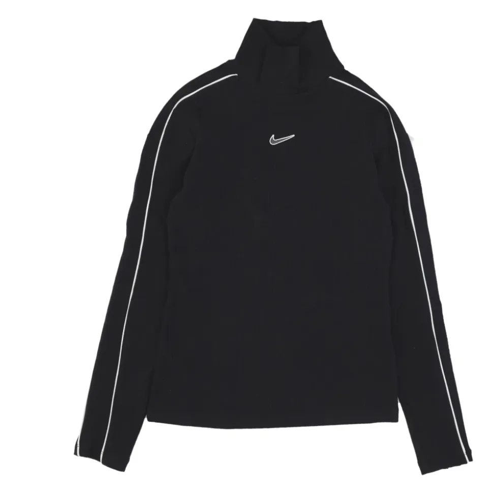 Sporty High-Neck Long Sleeve T-Shirt