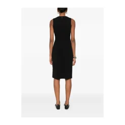 Stretch Crepe Sleeveless Dress
