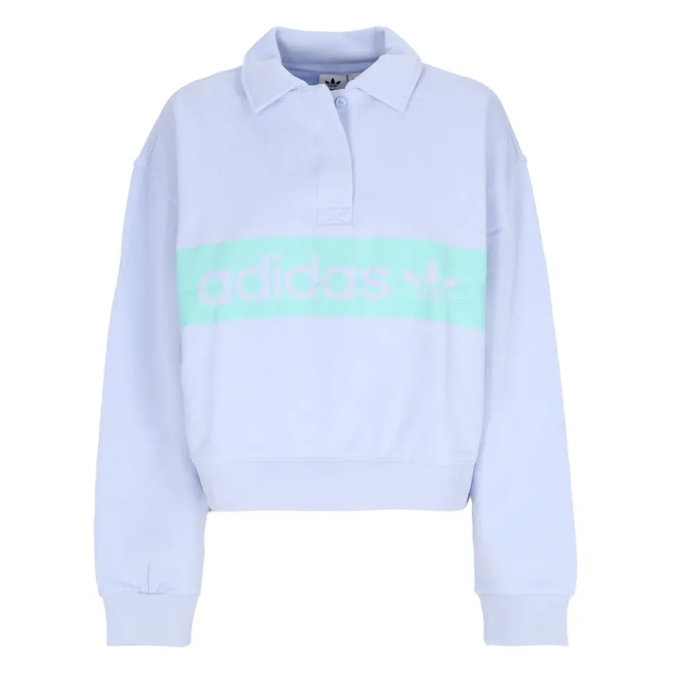 Sudadera Azul Amanecer de Cuello Redondo