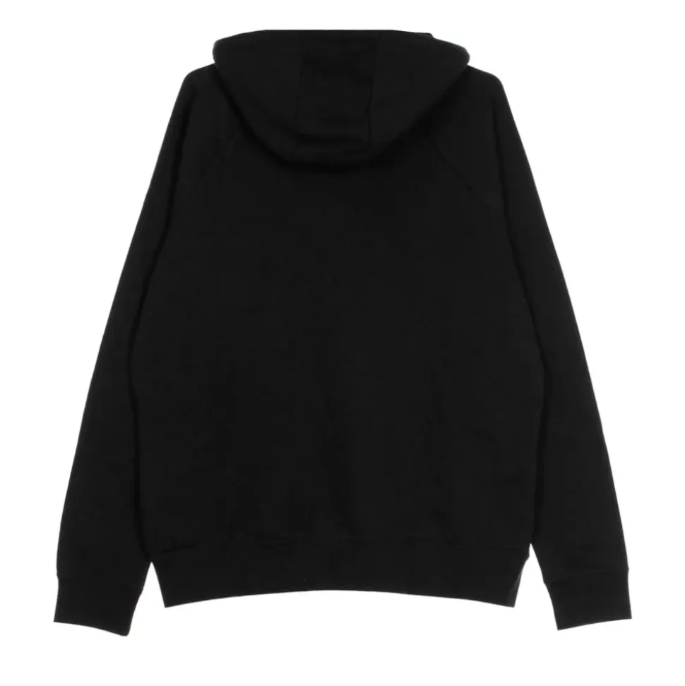 Sudadera con Bolsillo Canguro Negro/Blanco
