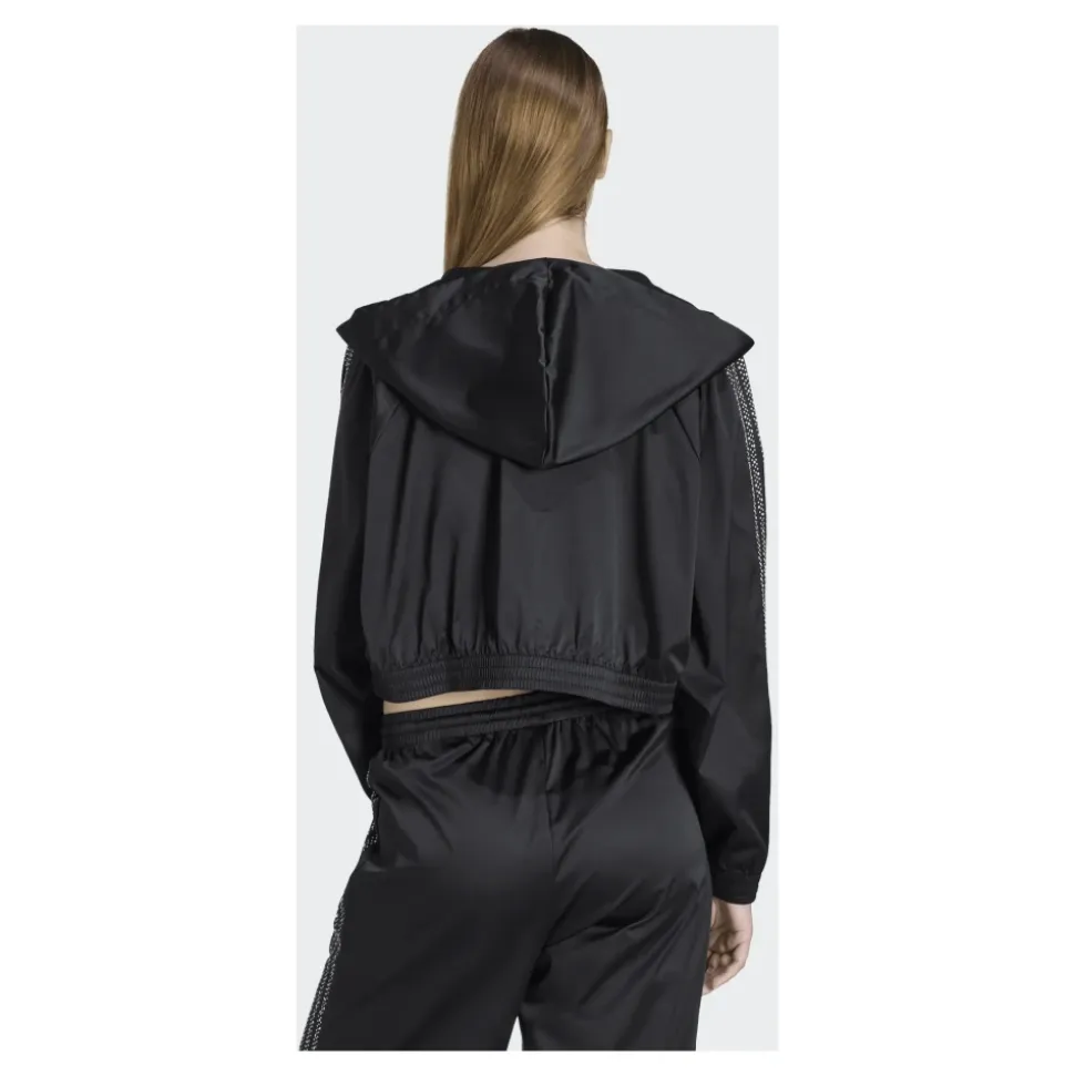 Sudadera con Capucha Corta con Cremallera Pearl