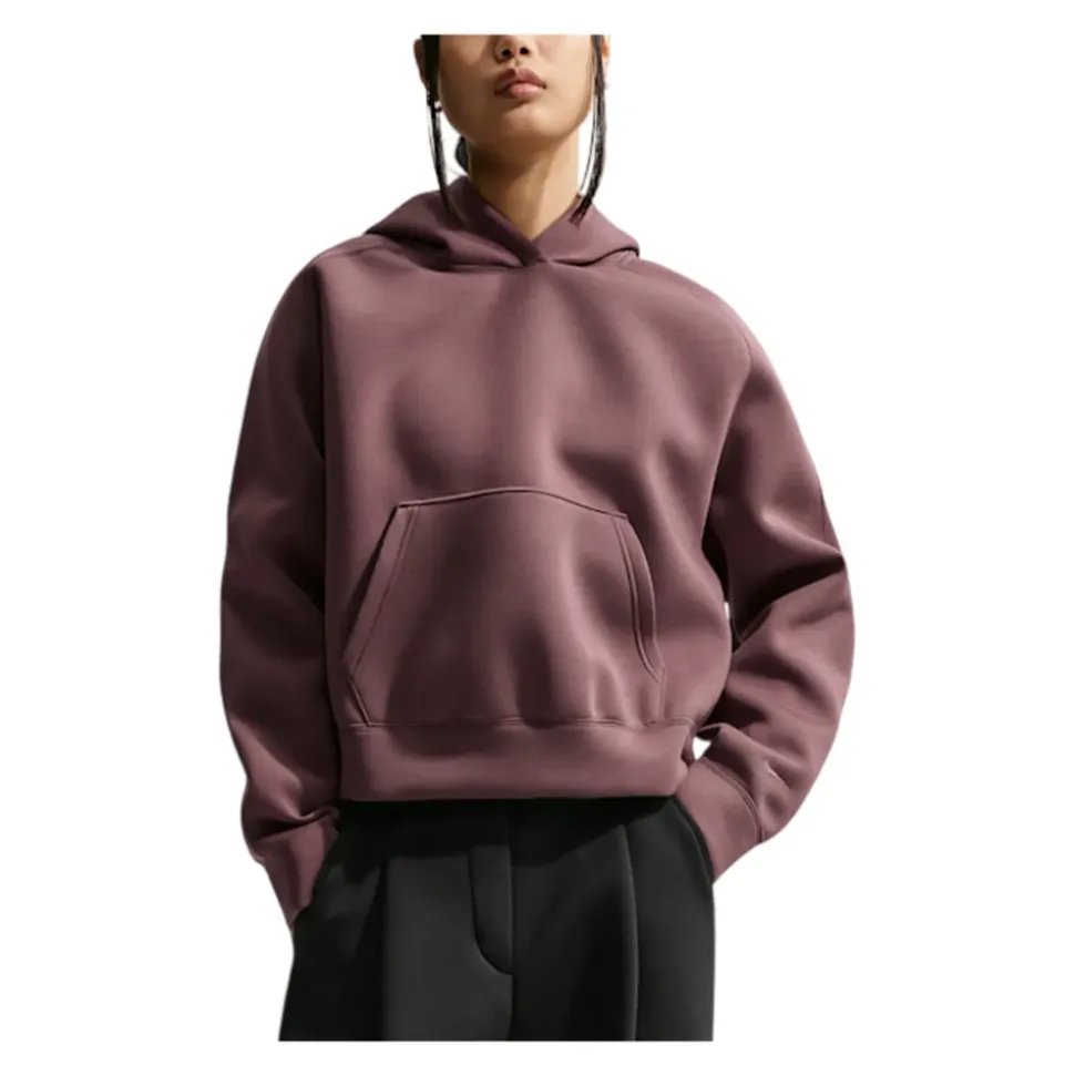 Sudadera con capucha oversized de forro polar
