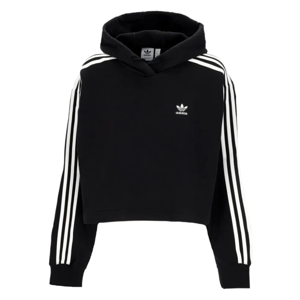 Sudadera Corta con Capucha y Interior de Felpa