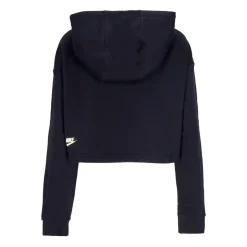 Sudadera corta negra Ropa deportiva de forro polar