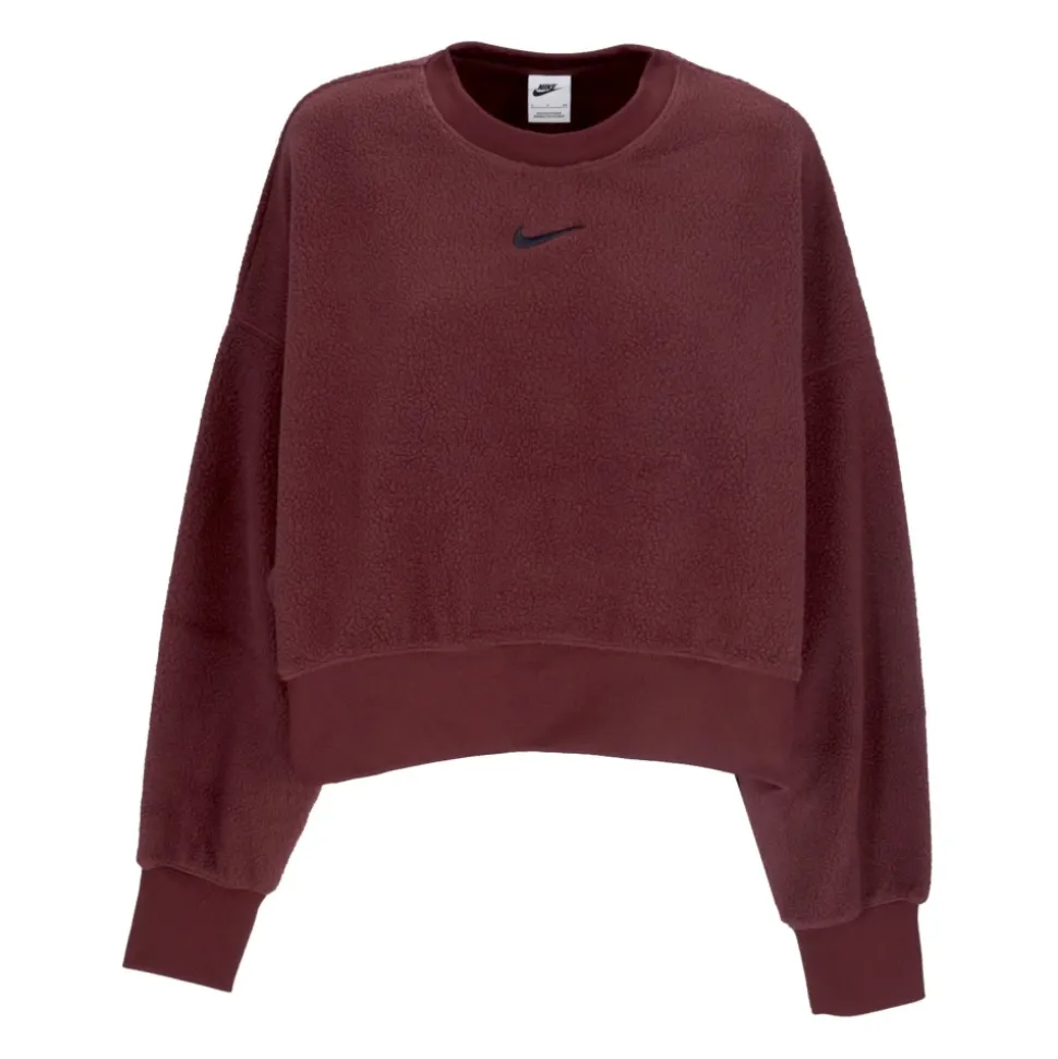 Sudadera Corta Plush Mod de Cuello Redondo