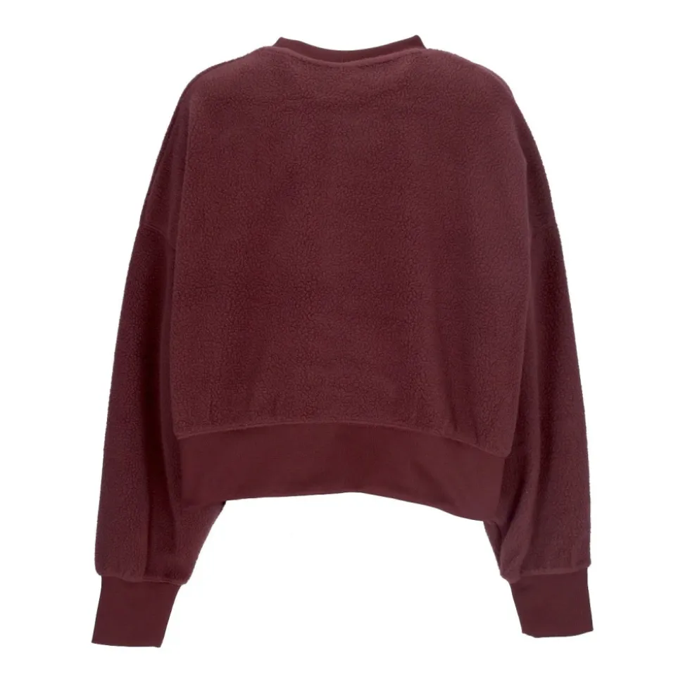 Sudadera Corta Plush Mod de Cuello Redondo