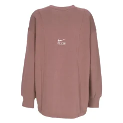 Sudadera ligera cuello redondo mujer Smokey Mauve