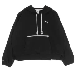 Sudadera negra ligera con capucha y cordón