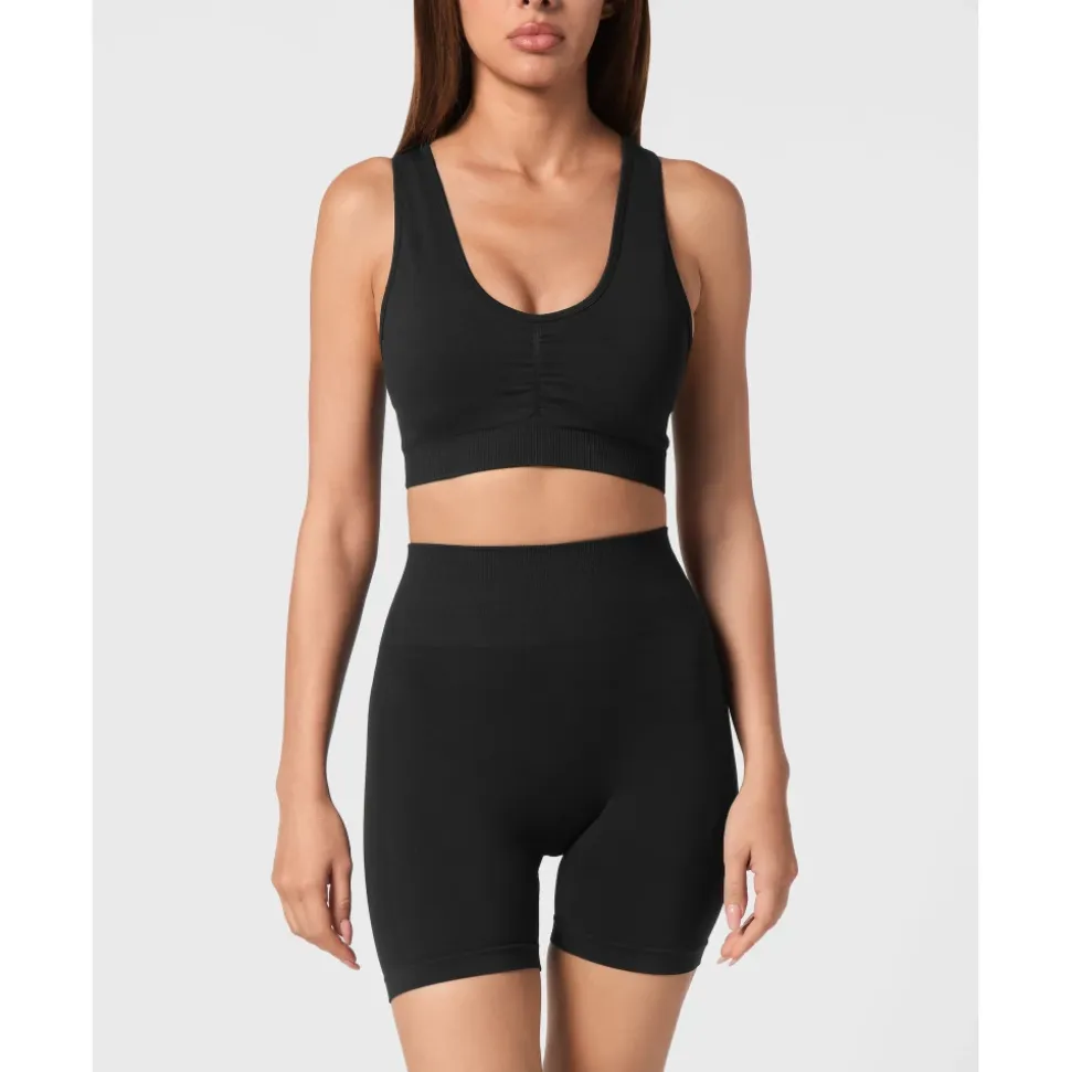 Sujetador Deportivo Seamless Wide Straps Logo